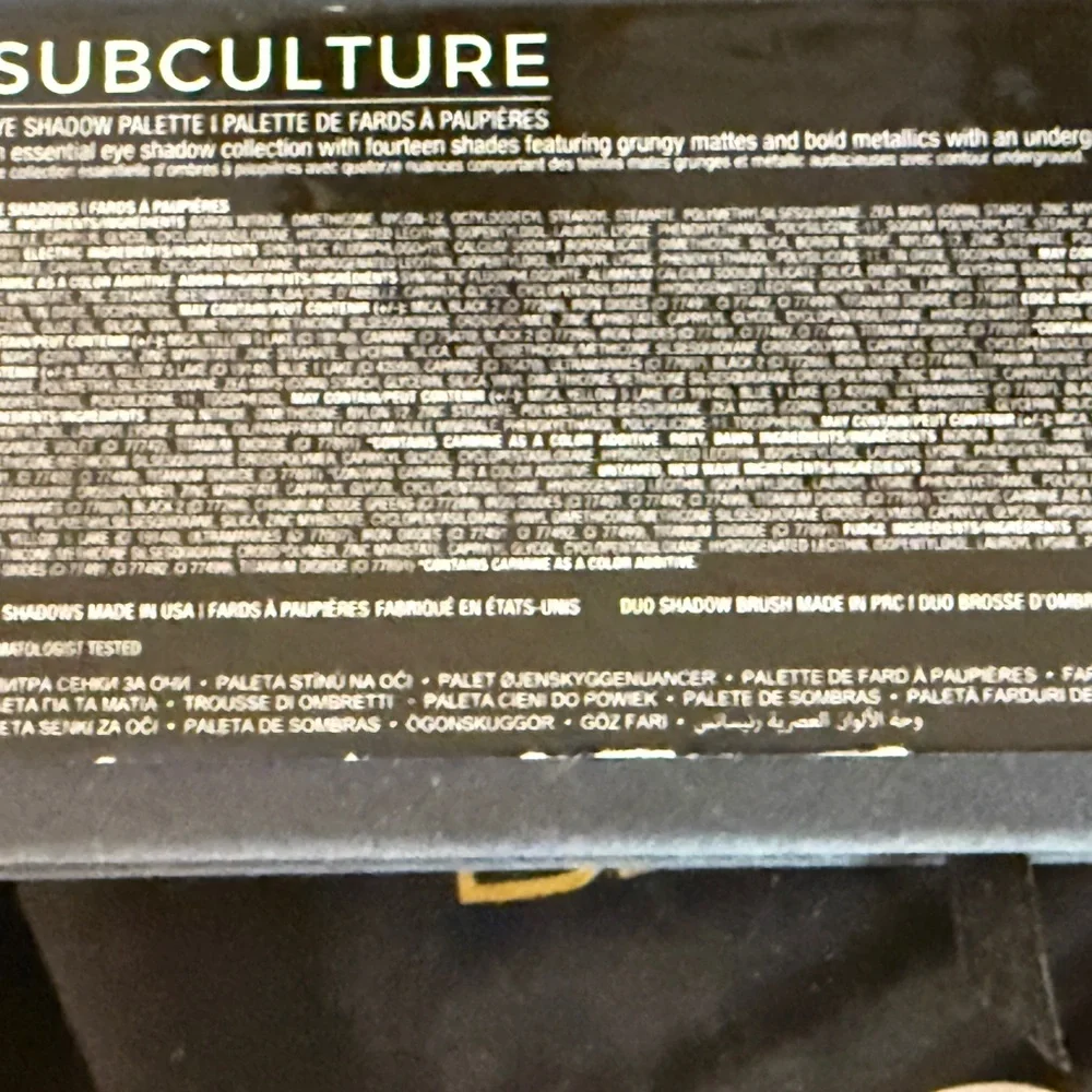 Anastasia Beverly Hills Subculture Eyeshadow Palette light use discontinued
